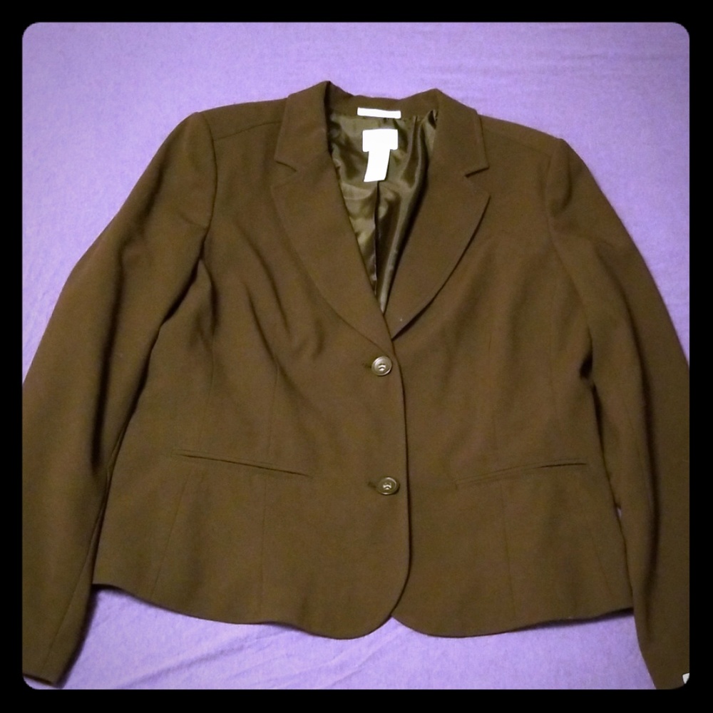 Brown blazer jacket